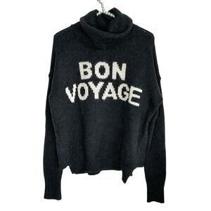 Madewell Bon Voyage Turtleneck Sweater Med Wool‎ Alpaca Frenchy Paris Ski Goth